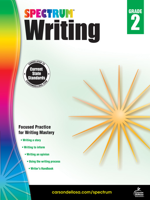Title details for Spectrum Writing, Grade 2 by Spectrum - Available
